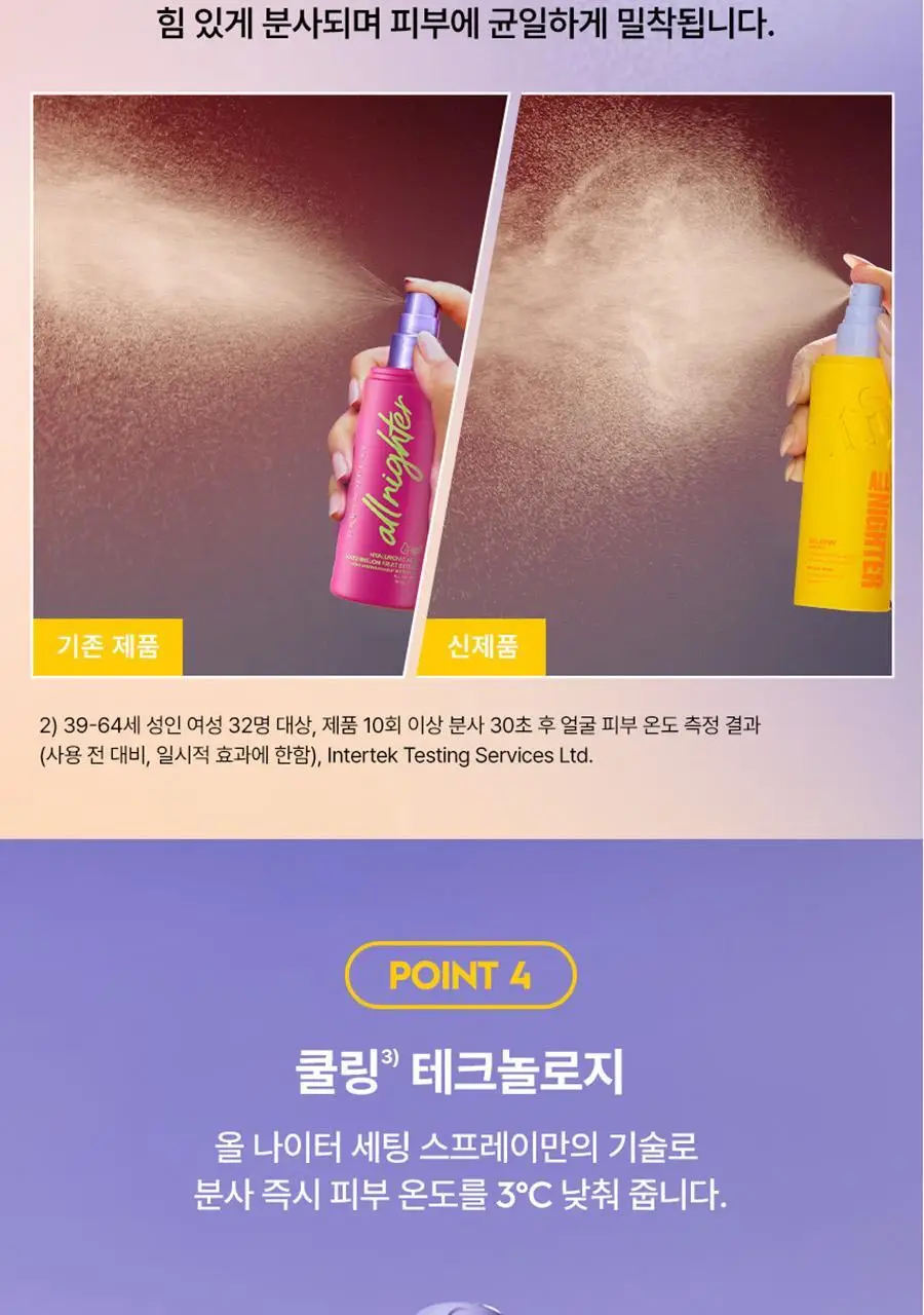 [리뉴얼/단독선런칭] 어반디케이 올 나이터 메이크업 세팅 스프레이 글로우 118ml 상세페이지 10
